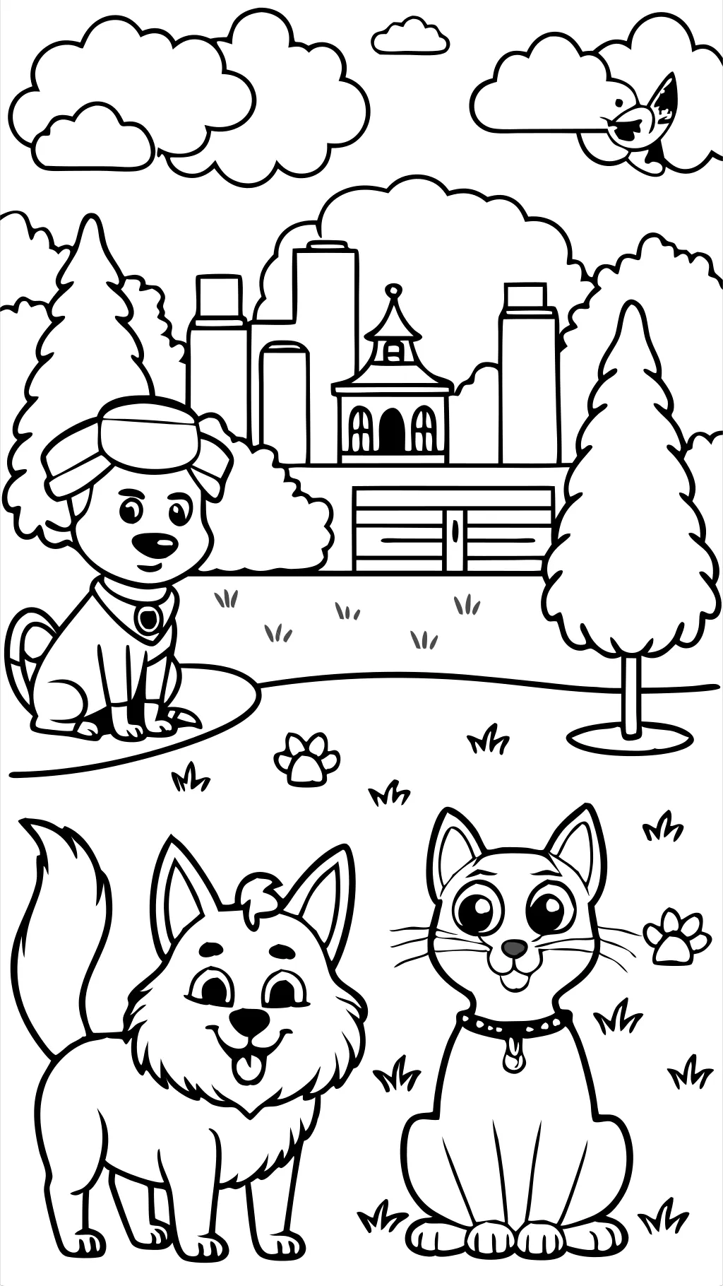 coloring pages secret life of pets